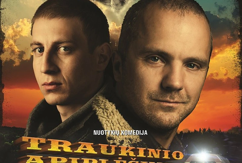 Filmo „Traukinio apiplėšimas, kurį įvykdė Saulius ir Paulius“ plakatas