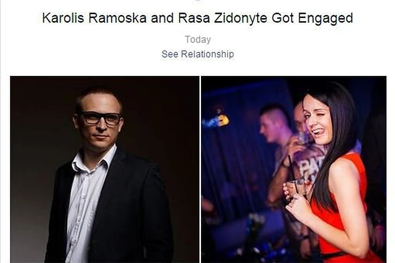 Rasa Židonytė susižadėjo su Karoliu Ramoška