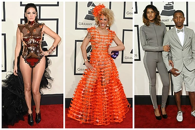Beskonybės viršūnė „Grammy“ apdovanojimuose: šarvai, plastiko suknelė ir treningas