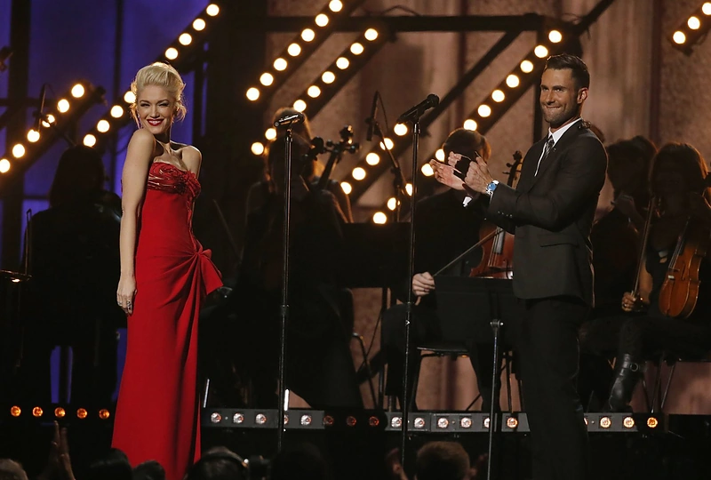 Gwen Stefani ir Adamas Levine'as