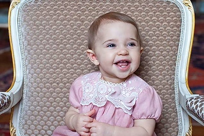 Švedijos princesė Madeleine pirmojo dukters gimtadienio proga paviešino mielą jos nuotrauką