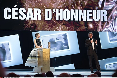 Apdovanojimų ceremonijos akimirka