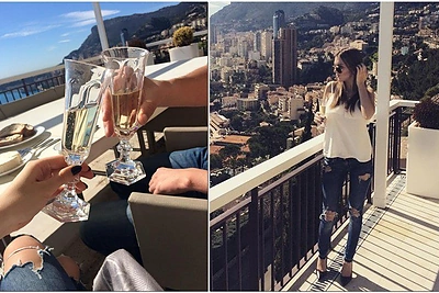 Iš Egipto grįžę Danielius Bunkus ir Justina Stambrauskaitė atostogas pratęsė Monake