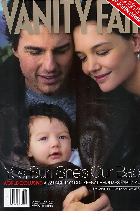 Tomas Cruise'as ir Katie Holmes su dukra Suri (2006 m.)