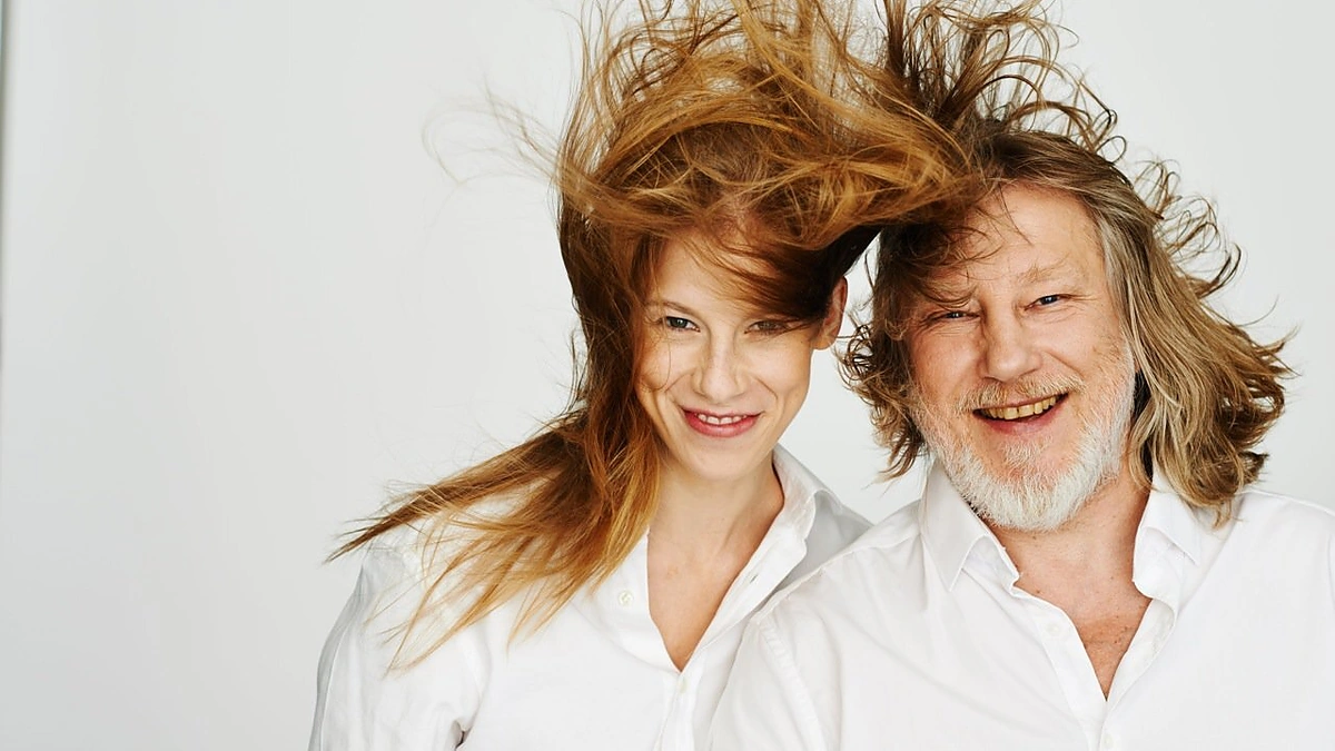 Emilija Latėnaitė-Beliauskienė ir Algirdas Latėnas