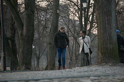 Eglė Skrolytė su draugu