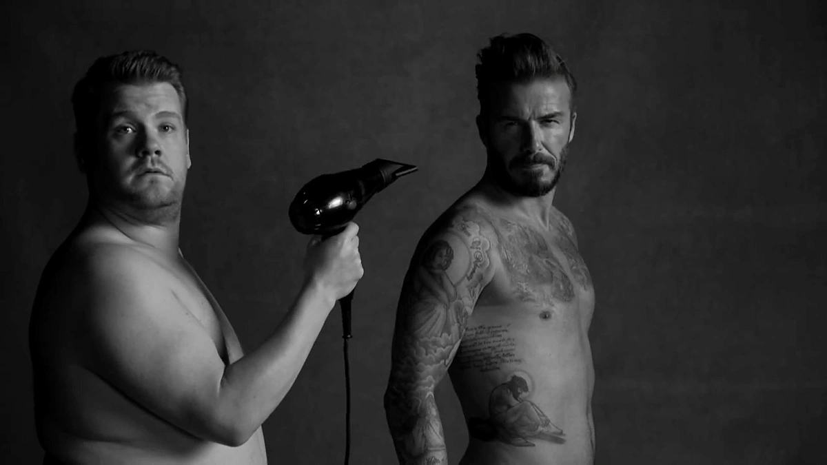 Davidas Beckhamas ir Jamesas Cordenas