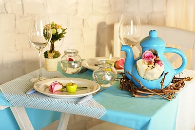 Velykų stalo puošyba: pasirinkite spalvinį akcentą