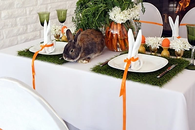 Ingos Budrienės papuoštas Velykų stalas