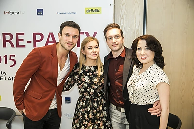 Vaidas Baumila ir Monika Linkytė Rygoje sulaukė neeilinio užsienio žurnalistų dėmesio: žiūrėkite video