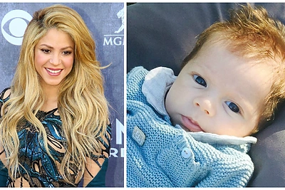 Shakira gerbėjams parodė naują dviejų mėnesių sūnaus Sashos nuotrauką