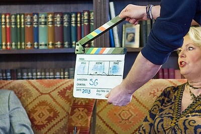 „Sidabrinė gervė“ apdovanojimų anonso filmavimas