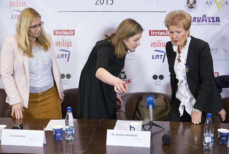 Lina Buzelytė, Justina Dirsytė ir Gražina Arlickaitė