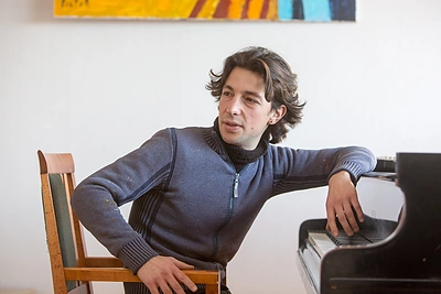 Pianistas ir tapytojas Viktoras Paukštelis
