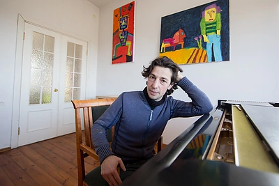 Pianistas ir tapytojas Viktoras Paukštelis