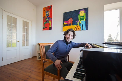 Pianistas ir tapytojas Viktoras Paukštelis