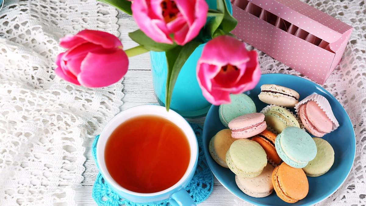 Arbata su sausainiais