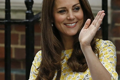 Kembridžo hercogienė Catherine su dukra / „Scanpix“/AP nuotr.