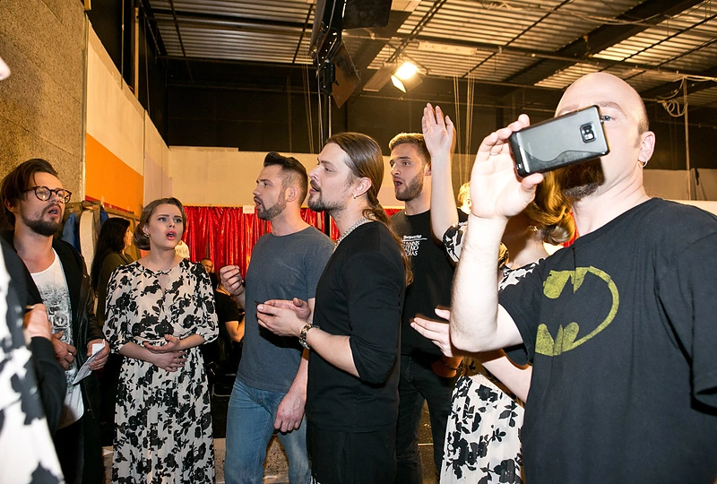 „Chorų karų“ finalo akimirka