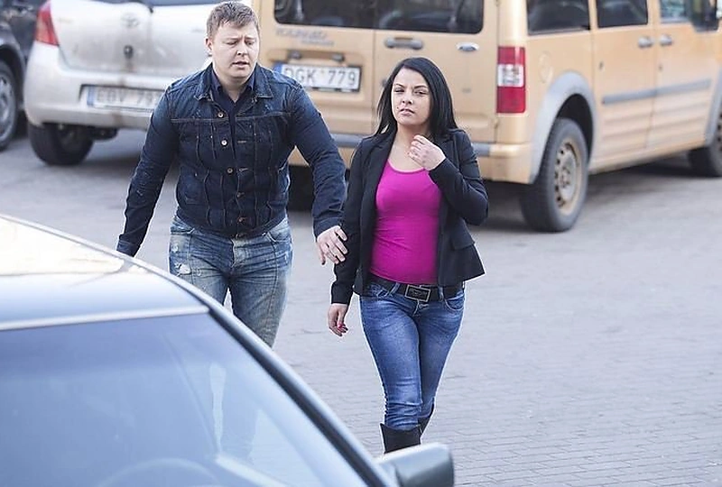 Airidas Karpavičius su mylimąja Oksana