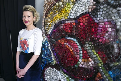 Į Guinnesso rekordų knygą patekusi Agnė Kišonaitė: „Menas turi džiuginti“