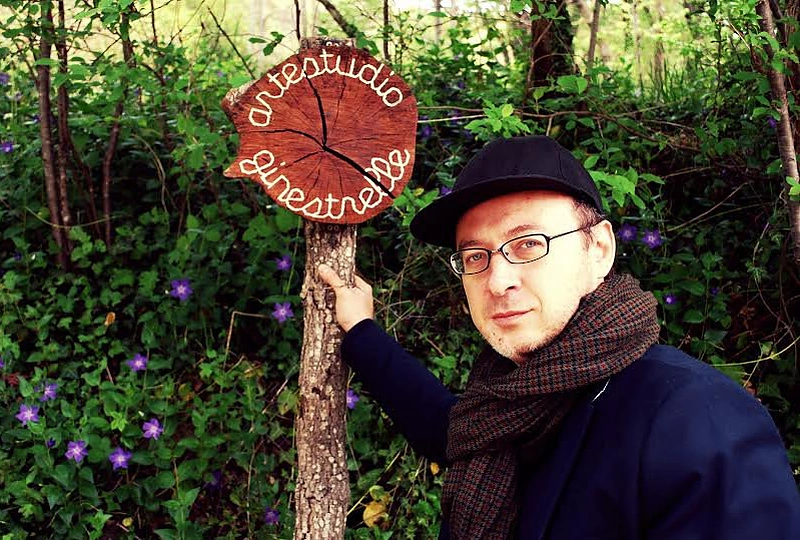 Aistis Mickevičius Asyžiuje / Asmeninio albumo nuotr.