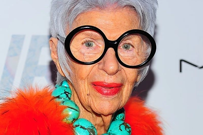 Reta paukštė Iris Apfel