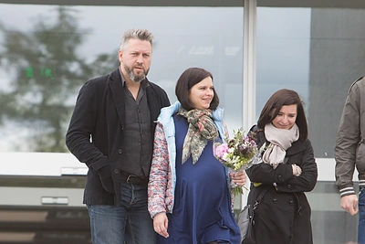 Rimo ir Indrės Bružų šeimą aplankė gandrai – porai gimė sūnus