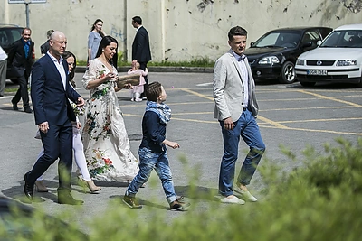 Inetos Puzaraitės ir Ąžuolo Žvagulio vestuvės / Viganto Ovadnevo/Žmonės.lt nuotr.