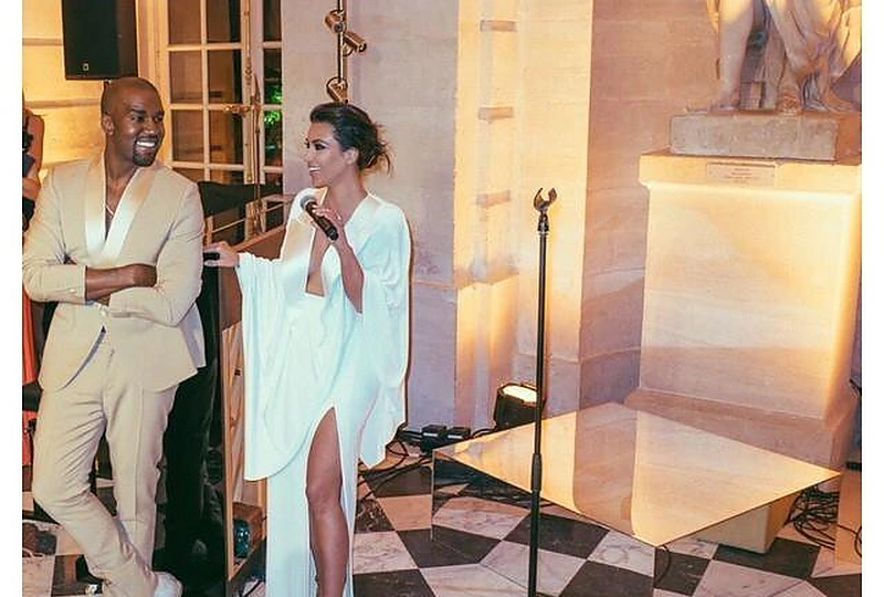 Kim Kardashian ir Kanye Westas