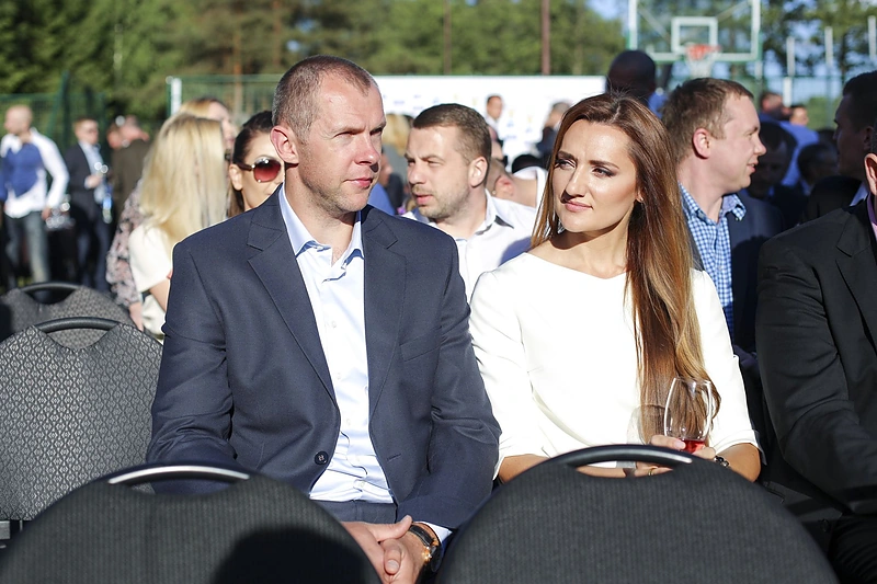 Ramūnas Šiškauskas su žmona Edita / Irmanto Gelūno / BNS nuotr.