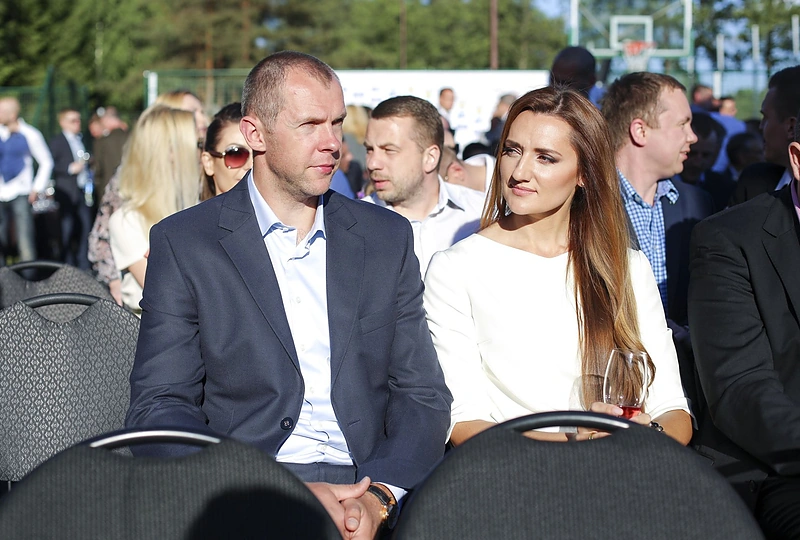 Ramūnas Šiškauskas su žmona Edita / Irmanto Gelūno / BNS nuotr.