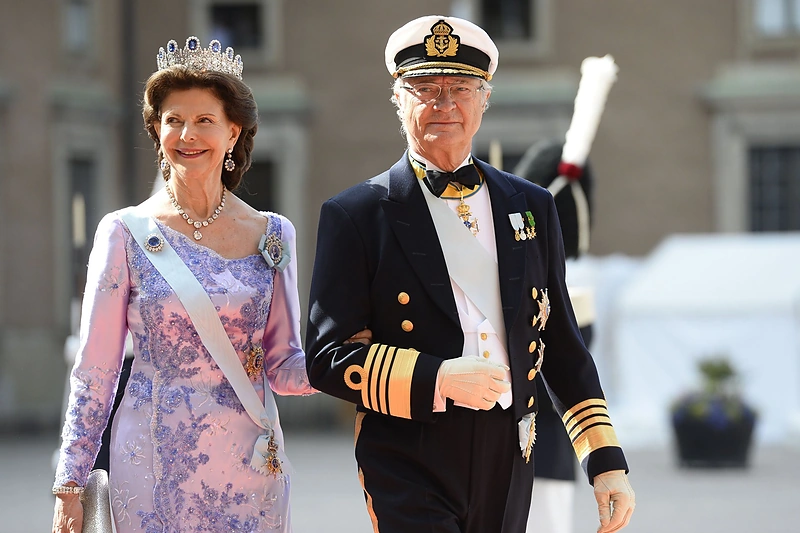 Karalienė Silvia ir karalius Carlas XVI Gustafas