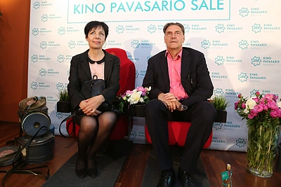 Algirdas Kaušpėdas su žmona Vilija