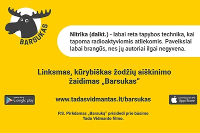 Tado Vidmanto sukurtas žaidimas „Barsukas“