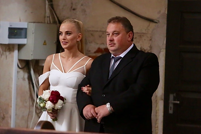 Simona Kniazevaitė su tėčiu Sergejumi Kniazevu