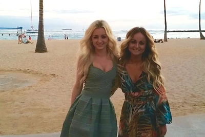 Ugnės Galadauskaitės atostogų Havajuose akimirka