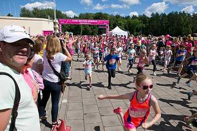 „AVON moterų bėgimo“ akimirka