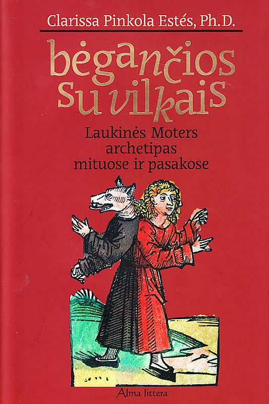 Knygos „Bėgančios su vilkais“ viršelis