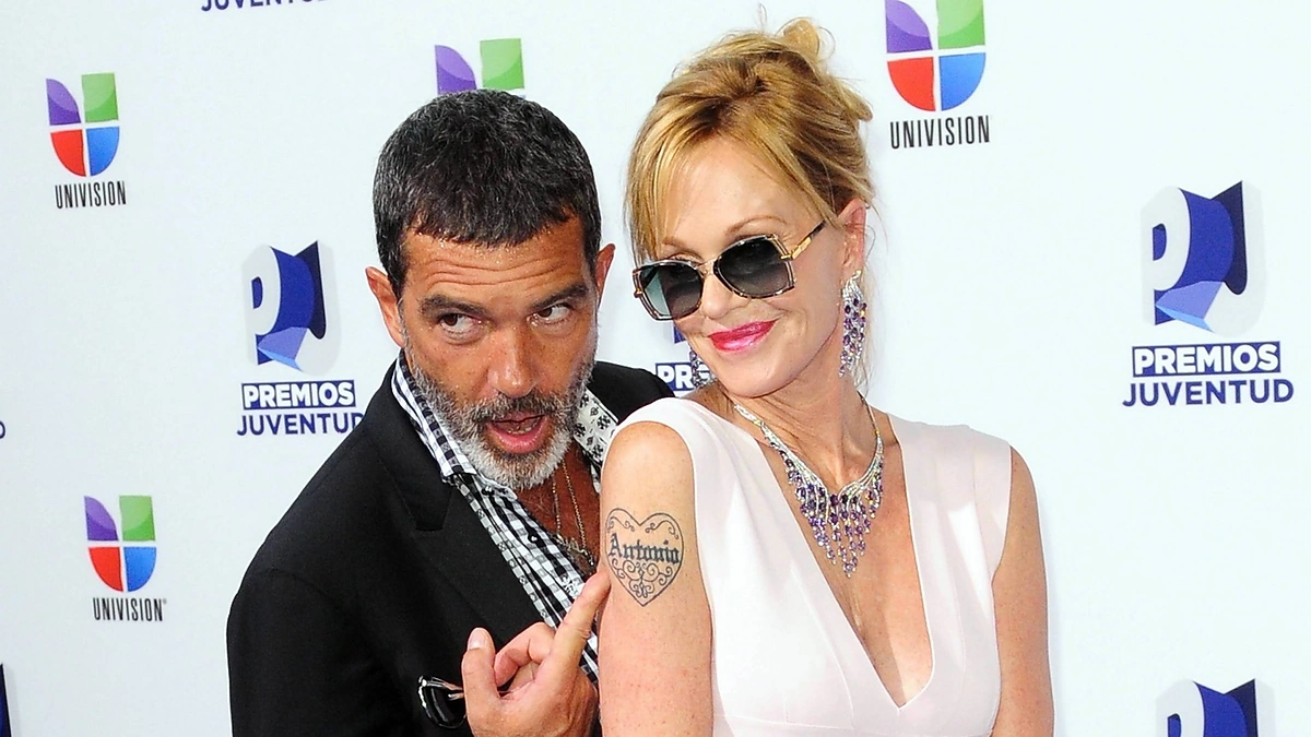 Antonio Banderasas ir Melanie Griffith