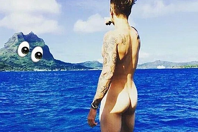 Internautai išsityčiojo iš nuogo Justino Bieberio