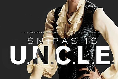 Elizabeth Debicki filmo „Šnipas iš U.N.C.L.E.“ plakate