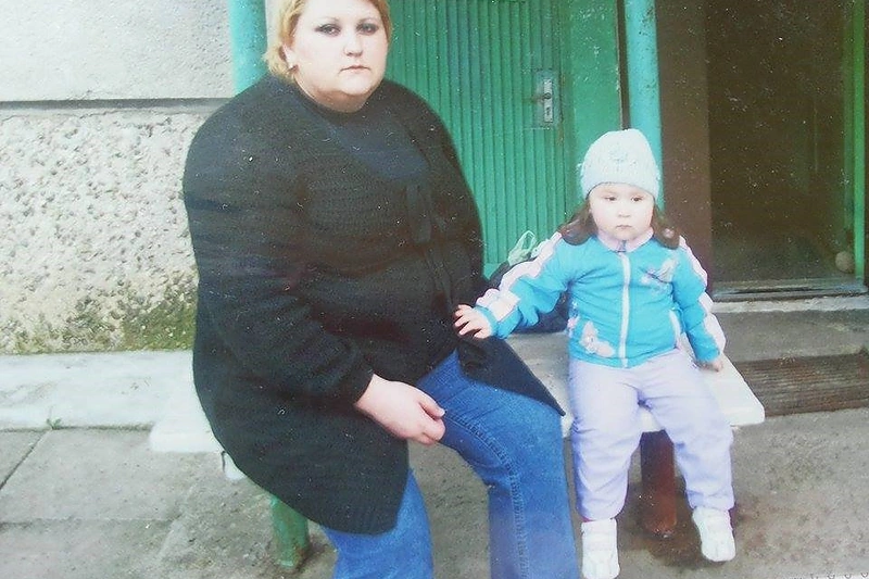 Rasa Makauskaitė su dukra