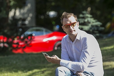 „Ferrari“ į Palangą atvykęs Ugnius Kiguolis lenktynėse nedalyvaus: „Tai – tuštybių mugė“