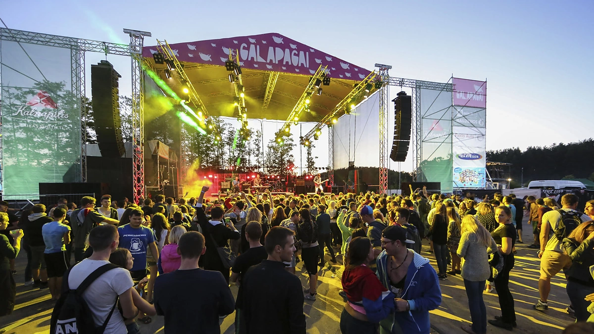 Festivalio „Galapagai 2015“ akimirka