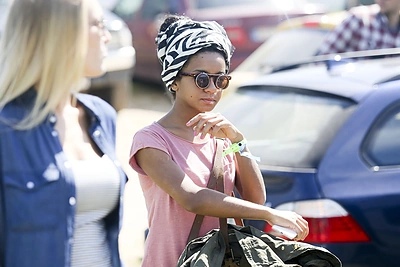 „Eurovizijoje“ sužibėjusi latvė Aminata atvyko į festivalį „Galapagai 2015“