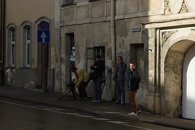 „Bruto ir Neto“ filmavimas