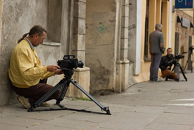 „Bruto ir Neto“ filmavimas