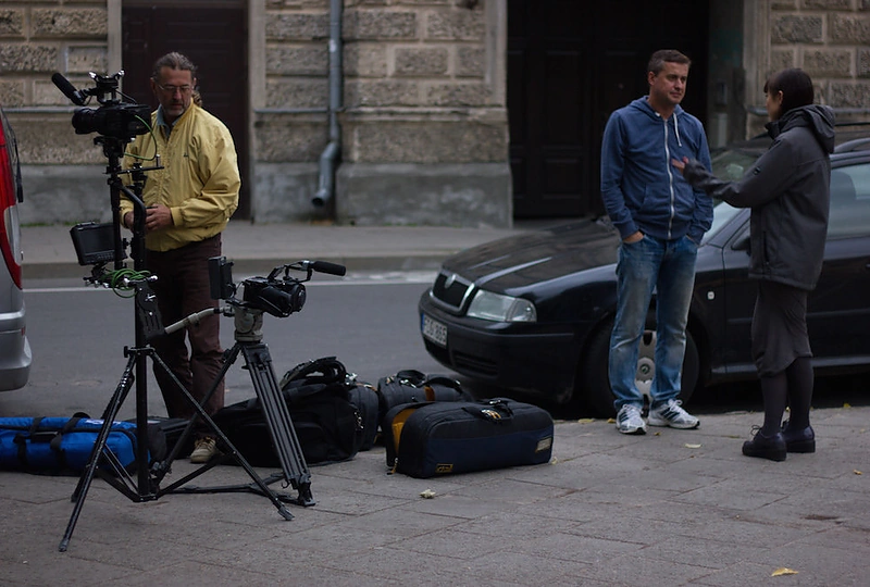 „Bruto ir Neto“ filmavimas