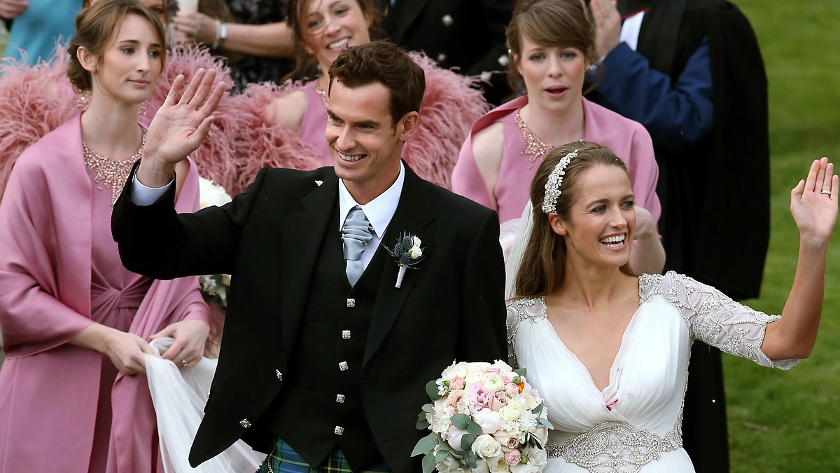 Andy Murray ir Kim Sears